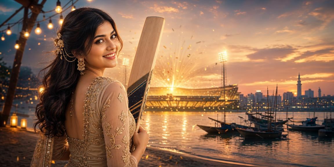 বরিশালে সমুদ্রতীরে মোবাইলে লটারি উপভোগ করছেন একজন খেলোয়াড়